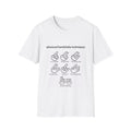 Advanced Handshake Techniques T-Shirt — Funny Diagram Graphic Tee